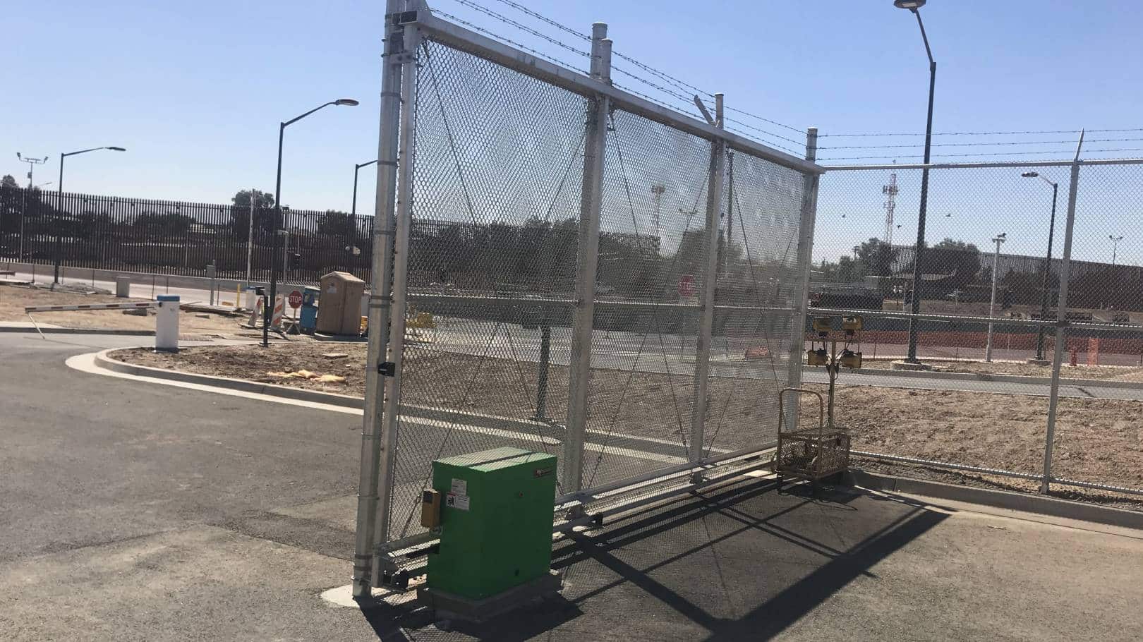 gate-automation-main Automated gate with control panel.